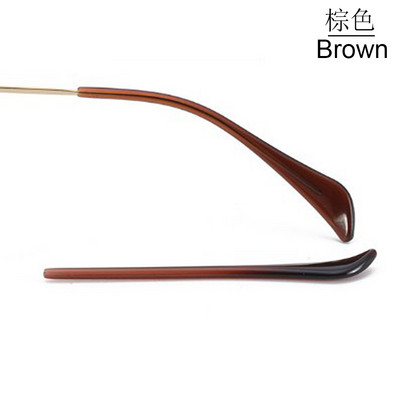 10 pari (20 kom) protukliznih plastičnih vrhova za naočale za metalne naočale s naočalama s vrhovima koji imitiraju acetatnu sljepoočnicu za naočale