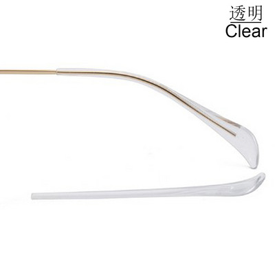 10 pari (20 kom) protukliznih plastičnih vrhova za naočale za metalne naočale s naočalama s vrhovima koji imitiraju acetatnu sljepoočnicu za naočale