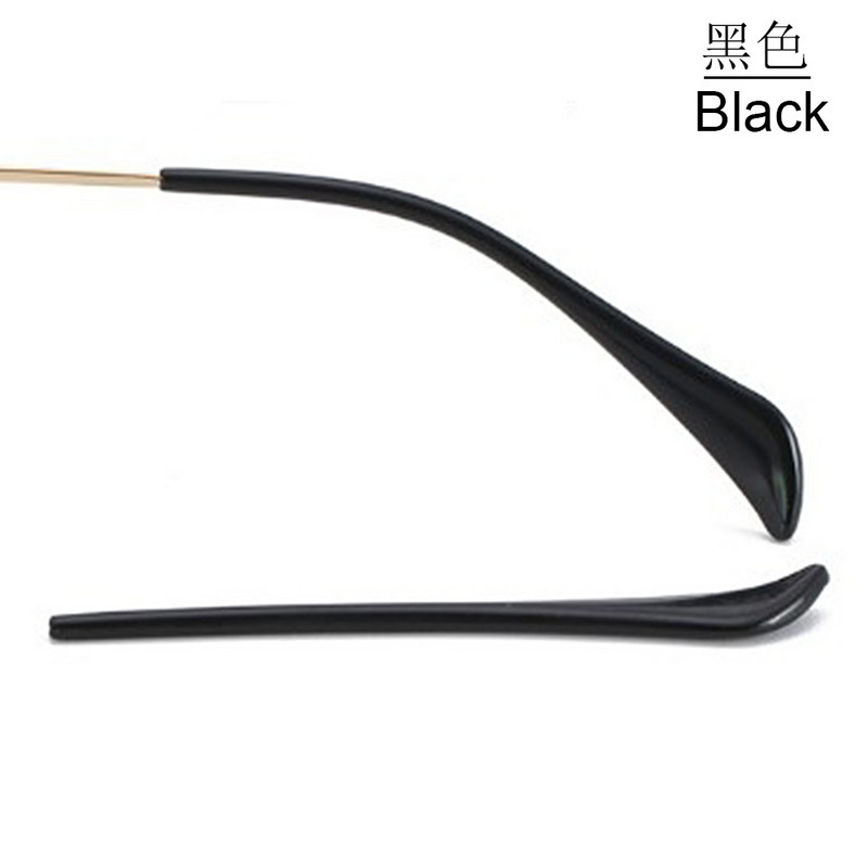 10 pari (20 kom) protukliznih plastičnih vrhova za naočale za metalne naočale s naočalama s vrhovima koji imitiraju acetatnu sljepoočnicu za naočale