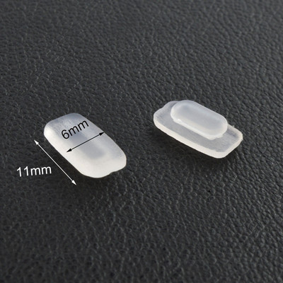 10 pari (20 kom) 11 mm 13 mm crni prozirni silikonski alat za popravak jastučića za nos za naočale