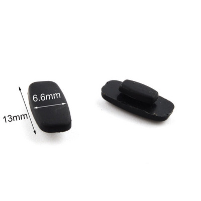 10 pari (20 kom) 11 mm 13 mm crni prozirni silikonski alat za popravak jastučića za nos za naočale