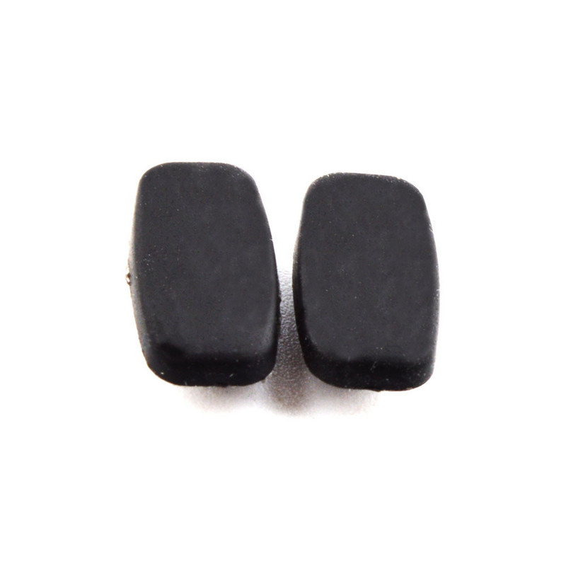 10 porų (20 vnt.) 11 mm 13 mm juodos skaidraus silikono užspaudžiamų nosies pagalvėlių taisymo įrankis akiniams