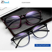 Zilead -1/-1,5/.../-5,5/-6 Miopijas brilles Pilna kadra īpaši vieglas retro apaļas tuvredzības brilles Recepšu optiskās brilles Unisex