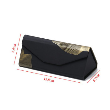 New Fashion Black Business Portable Triangle Glasses Box Γυαλιά Αξεσουάρ Γυαλιά Γυαλιά Θήκη Γυαλιά ηλίου Κουτί