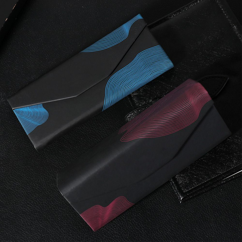 Nova modna crna poslovna prijenosna trokutasta kutija za naočale Dodaci za naočale Futrola za naočale Kutija za sunčane naočale