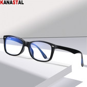 Muške retro naočale za čitanje koje blokiraju plavo svjetlo TR90 Ženske četvrtaste okvire za naočale Anti Ray leće za kratkovidnost Optičke računalne naočale