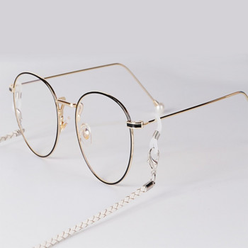 Нови модни слънчеви очила Каишка за очила PU кожена каишка за очила Въже Спорт на открито Неплъзгаща се връв за очила за жени Мъже Аксесоари за очи