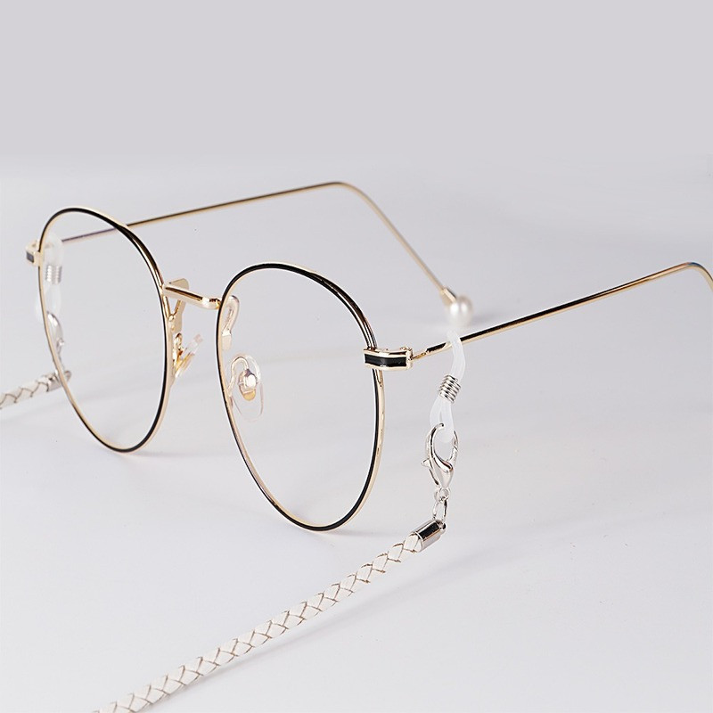 Jaunas modes saulesbrilles štropes PU ādas brilles siksnas virve āra sportam neslīdošs briļļu aukla sievietēm vīriešu acu aksesuāri