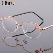 Elbru naočale za kratkovidnost bez okvira, muške i ženske luksuzne leće sa zlatnim okvirom, kratkovidne naočale minus dioptrija -1,0-1,5-2,0 do -6,0