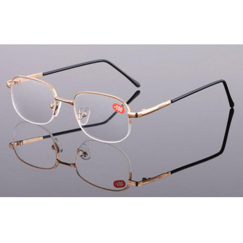 Elbru Rimless Myopia Γυαλιά Ανδρικά & Γυναικεία Πολυτελής Χρυσός Σκελετός Φακός Μυωπά Γυαλιά Μείον Γυαλιά Διόπτρας -1,0-1,5-2,0 έως-6,0