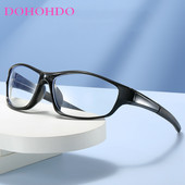 DOHOHDO prozirni okvir za računalne naočale Žene Muškarci Okrugle naočale protiv plave svjetlosti Naočale za blokiranje optičkih naočala Naočale