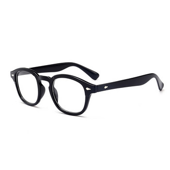 Винтидж рамка за очила в стил Джони Деп за мъже, жени Марка Дизайнерски класически прозрачни очила Рамка за оптични очила Парти