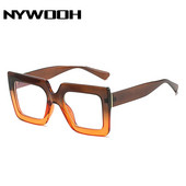 NYWOOH okviri za naočale protiv plave svjetlosti Žene Muškarci Dvobojni prozirni kvadratni okviri za naočale Kompjuterske uredske dekoracije Naočale