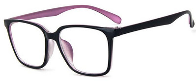 2022 Modni ženski okviri za naočale Muški crni okviri za naočale Vintage četvrtasti okvir za naočale s prozirnim lećama Optički okvir za naočale