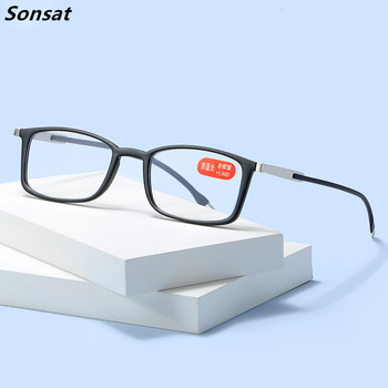 Ultra HD анти-сини очила за четене Мобилен телефон Преносими плоски очила за четене Удобни очила против умора при пресбиопия