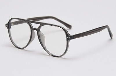 Kachawoo ochelari cu cadru mare femeie albastru ochelari optici cu blocare a luminii accesorii masculine ramă stil retro negru gri transparent
