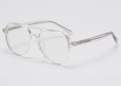 Kachawoo ochelari cu cadru mare femeie albastru ochelari optici cu blocare a luminii accesorii masculine ramă stil retro negru gri transparent