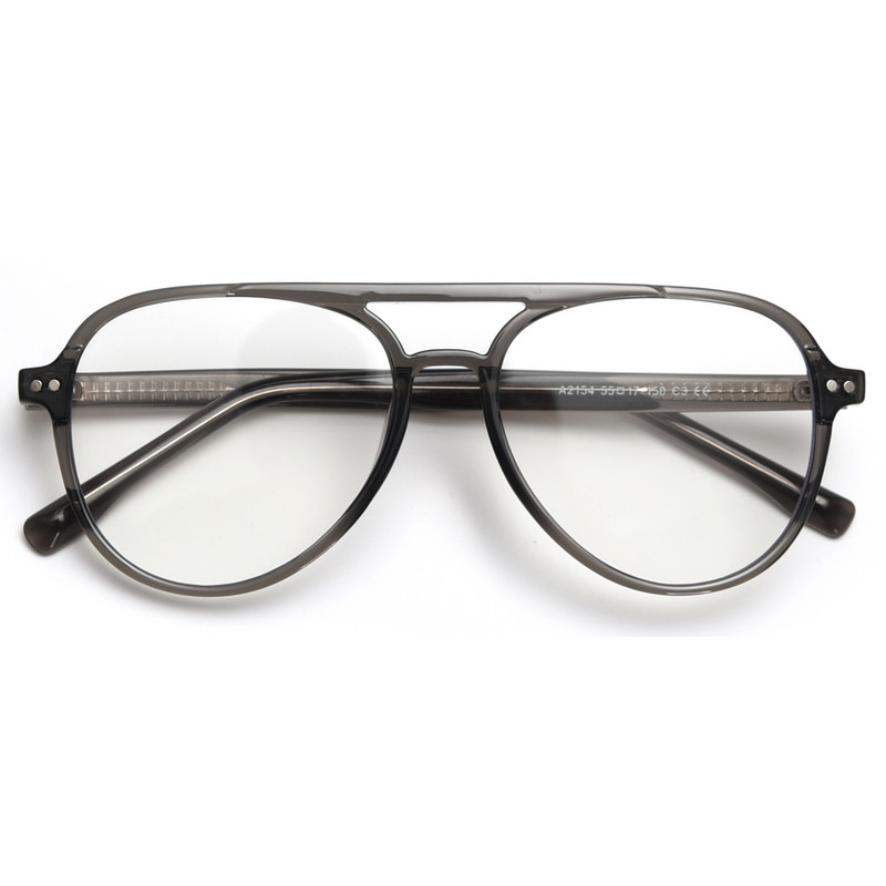 Kachawoo ochelari cu cadru mare femeie albastru ochelari optici cu blocare a luminii accesorii masculine ramă stil retro negru gri transparent