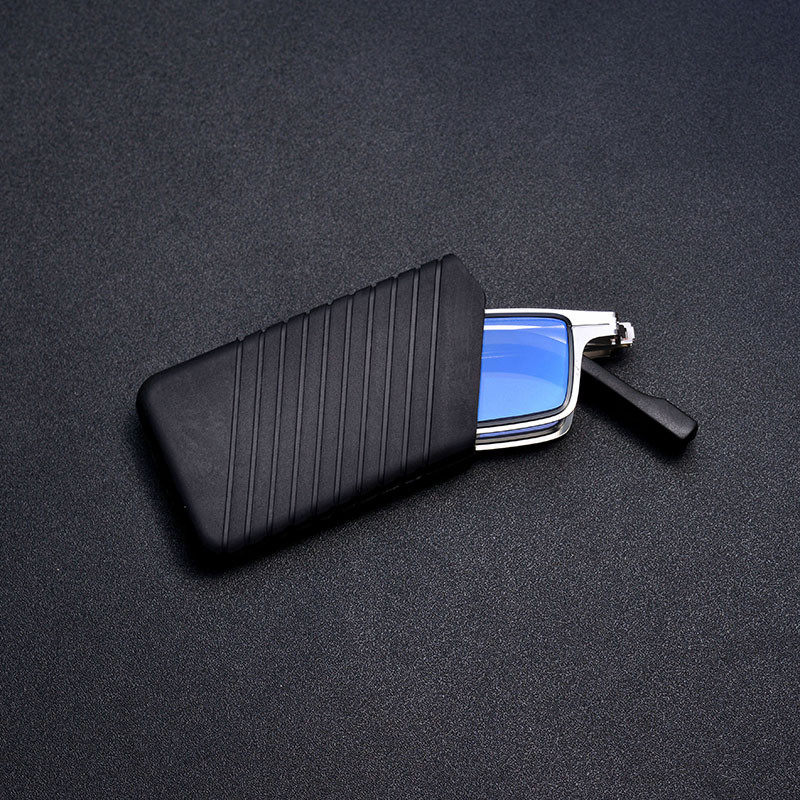 May Flower Blue Anti-Light Ανδρικά Γυαλιά Διάβασμα Μεταλλικά Πτυσσόμενα Ανδρικά Γυαλιά Πρεσβυωπίας Σκελετός Ανδρικά Γυαλιά Ψύξης Ανδρικά με Θήκη