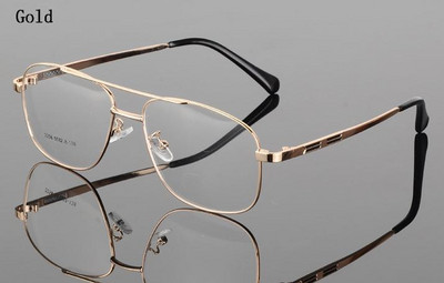 Retro muške metalne naočale s velikim okvirom, pilotske naočale s dvostrukim snopom, naočale, prozirne naočale, okvir, prozirno staklo, naočale, okviri za naočale H5