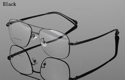 Retro muške metalne naočale s velikim okvirom, pilotske naočale s dvostrukim snopom, naočale, prozirne naočale, okvir, prozirno staklo, naočale, okviri za naočale H5