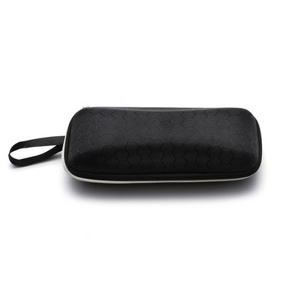Оригинален калъф за слънчеви очила с цип Висококачествена черна защитна кутия за очила