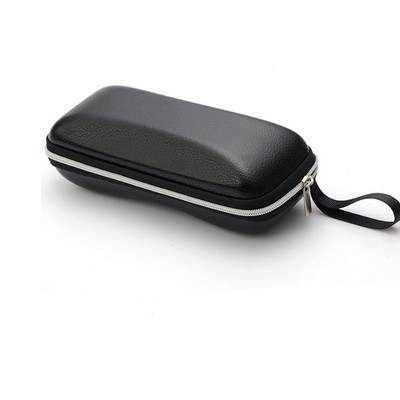 Оригинален калъф за слънчеви очила с цип Висококачествена черна защитна кутия за очила