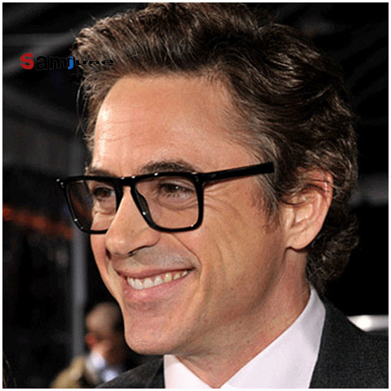 „Samjune“, 2020 m. Tony Stark Robert Downey akiniai Vyriški skaidrūs akiniai akiniai akinių rėmeliai paprastų stiklų akinių rėmeliai moterims