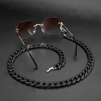Ακρυλικά γυαλιά ηλίου Γυναικεία ανδρικά αντιολισθητικά γυαλιά ανάγνωσης Γυαλιά γυαλιά μαύρη μάσκα Κορδόνι κρεμαστό λαιμό λουράκι γυαλιών
