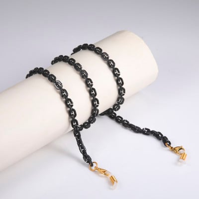 Ακρυλικά γυαλιά ηλίου Γυναικεία ανδρικά αντιολισθητικά γυαλιά ανάγνωσης Γυαλιά γυαλιά μαύρη μάσκα Κορδόνι κρεμαστό λαιμό λουράκι γυαλιών