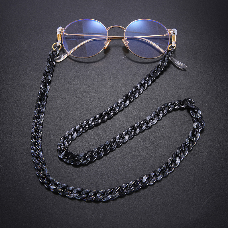 Ακρυλικά γυαλιά ηλίου Γυναικεία ανδρικά αντιολισθητικά γυαλιά ανάγνωσης Γυαλιά γυαλιά μαύρη μάσκα Κορδόνι κρεμαστό λαιμό λουράκι γυαλιών