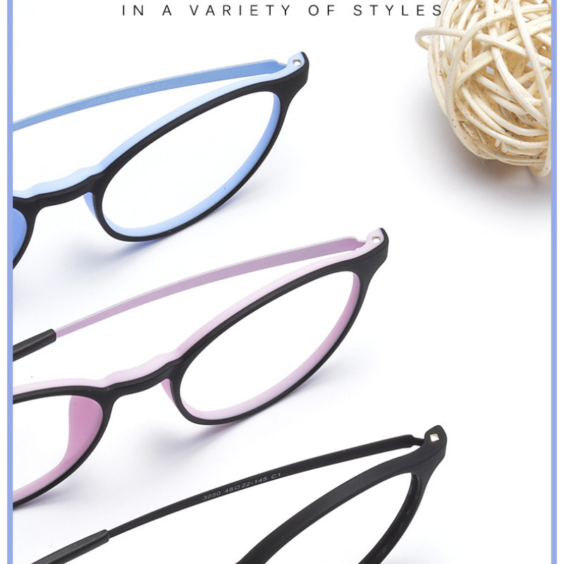 Izuzetno lagane legure titana TR90 naočale za kratkovidnost Retro okrugli optički okvir za dioptrijske naočale za muškarce i žene H3050