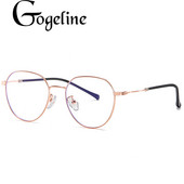 Poligon Metalni okvir za naočale protiv plave svjetlosti Žene Muškarci Računalne igre Naočale Naočale Optički okvir za naočale