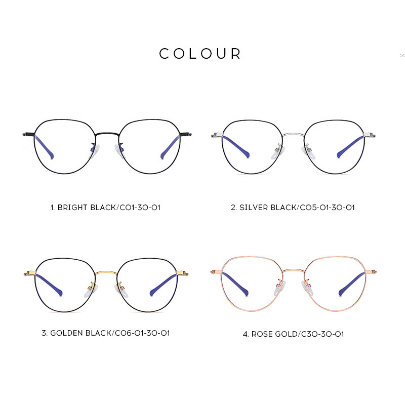 Poligon Metalni okvir za naočale protiv plave svjetlosti Žene Muškarci Računalne igre Naočale Naočale Optički okvir za naočale