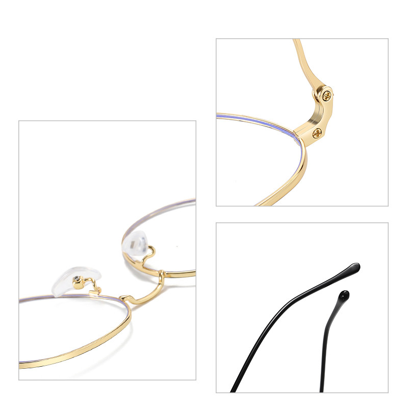 Poligon Metalni okvir za naočale protiv plave svjetlosti Žene Muškarci Računalne igre Naočale Naočale Optički okvir za naočale