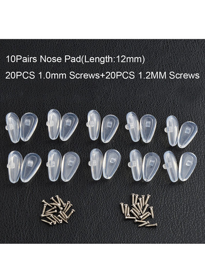 Super mekana zračna komora Silikonski jastučići za nos za optičke naočale Jastučić za nos Vijci Odvijač