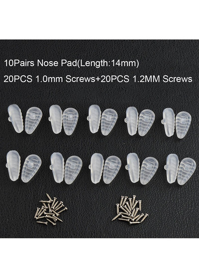 Super mekana zračna komora Silikonski jastučići za nos za optičke naočale Jastučić za nos Vijci Odvijač