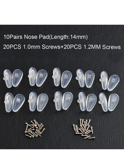 Super mekana zračna komora Silikonski jastučići za nos za optičke naočale Jastučić za nos Vijci Odvijač