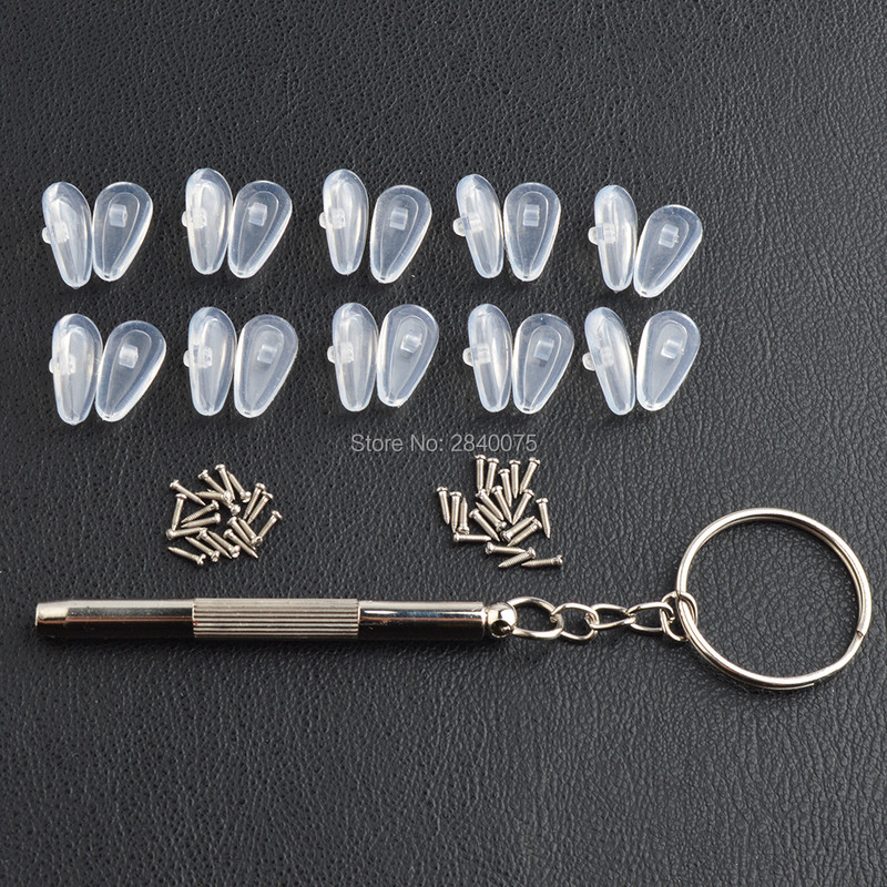 Super mekana zračna komora Silikonski jastučići za nos za optičke naočale Jastučić za nos Vijci Odvijač