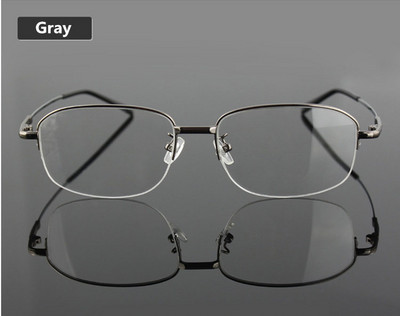 UVLAIK Memory naočale od titana Okvir od polulegure Okvir optičkih naočala Muškarci Žene Retro dioptrijski okviri za naočale s poluokvirom