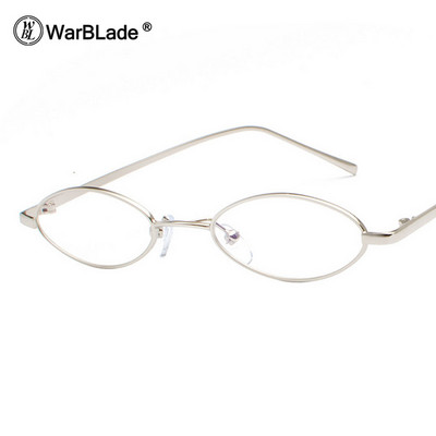 Μικρός οβάλ σκελετός γυαλιών για άνδρες ρετρό 2022 Χρυσός μεταλλικός σκελετός Clear Lens Optical Glasses Σκελετός Γυναικείο Unisex WarBLade