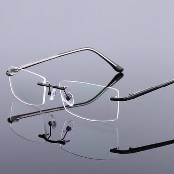 Επαγγελματικά γυαλιά iboode Ultralight Alloy Rimless Classic Ανδρικά Γυναικεία Γυαλιά Γυαλιά Γυαλιά Γυαλιά Unisex Flat Mirror