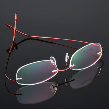 Γυαλιά Optical Fashion Rimless Σκελετός Γυαλιά οράσεως Memory Alloy Συνταγογραφούμενα Εξαιρετικά ελαφριά εύκαμπτα πλαίσια 6 χρώματα F865