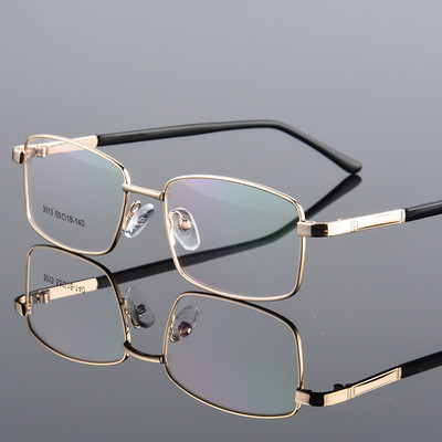 UVLAIK muški okvir za naočale od legure titana 2022 Debeli pozlaćeni metalni okvir za naočale muške kvadratne dioptrijske naočale