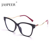 JASPEER Trendy Cat Eye naočale koje blokiraju plavu svjetlost Ženske TR90 Računalne naočale Muške četvrtaste vintage optičke okvire Naočale