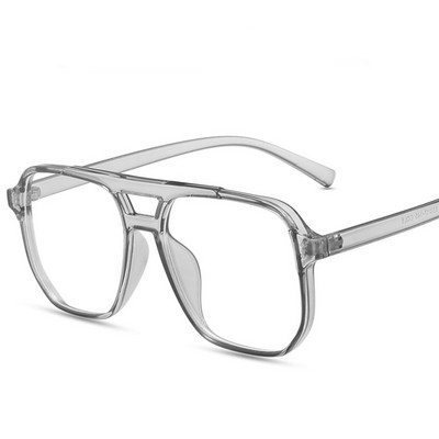 Ochelari de computer anti blocarea luminii albastre Ochelari poligonali cu oglindă plate de ultimă generație pentru studenți de jocuri de lectură NOV99