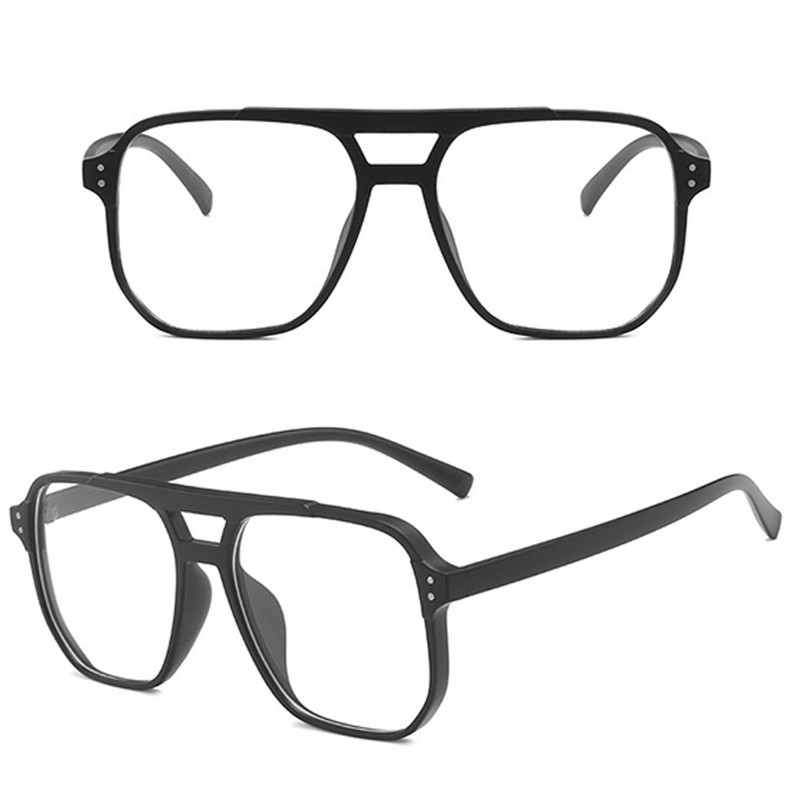 Ochelari de computer anti blocarea luminii albastre Ochelari poligonali cu oglindă plate de ultimă generație pentru studenți de jocuri de lectură NOV99