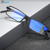 Zilead olvasószemüvegek ultrakönnyű kis négyzet alakú presbyopia szemüvegek női férfiak vényköteles optikai szemüvegek Dioptria+100-+400