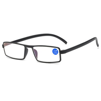 Очила за четене Zilead Ултралеки малки квадратни очила за пресбиопия Жени Мъже Оптични очила с рецепта Диоптри +100 до +400