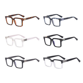 Swanwick анти синя светлина блокиращи очила квадратни прозрачни лещи модни tr90 очила за мъже пролетна панта черни прозрачни мъжки
